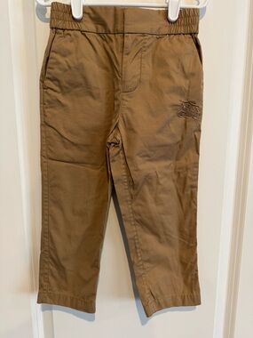 Burberry Tan Straight-Leg Chinos